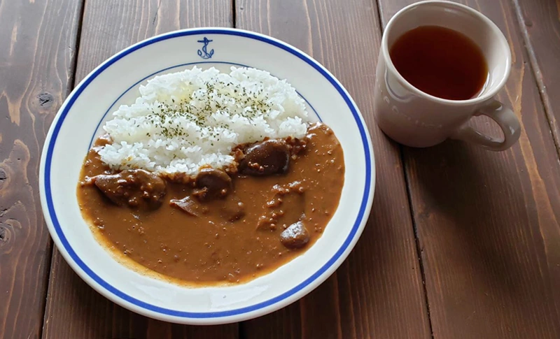 黒あわび茸カレー