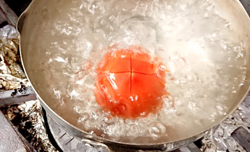 丸ごとトマト柚子ゼリー漬け