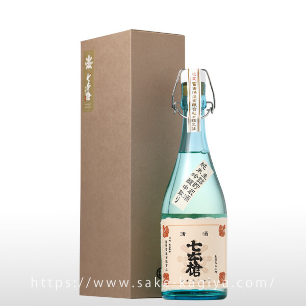 七本鎗 純米吟醸 中取り 生詰貯蔵酒 720ml