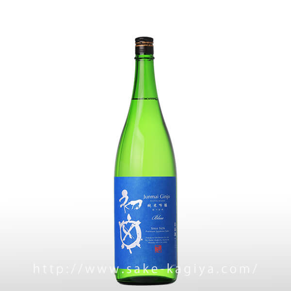 初亀 純米吟醸 Blue 1.8L