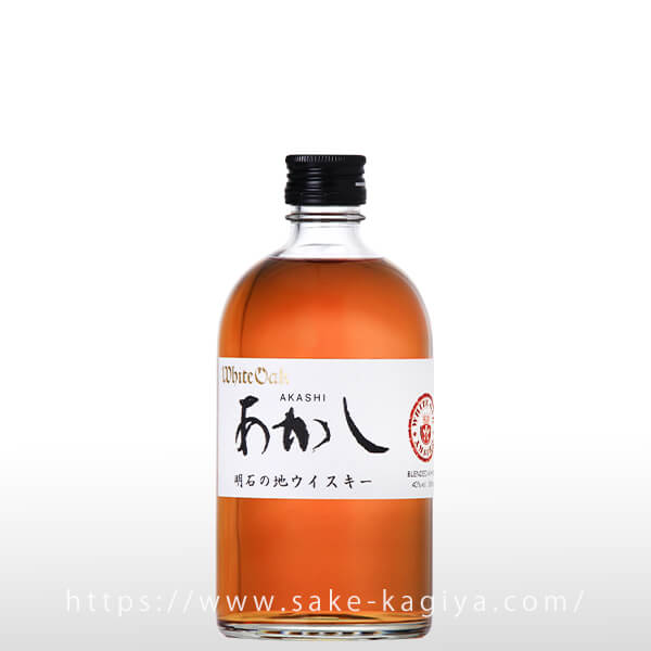 ホワイトオーク あかし 明石の地 ウイスキー 500ml ジャパニーズウイスキー 酒専門店鍵や