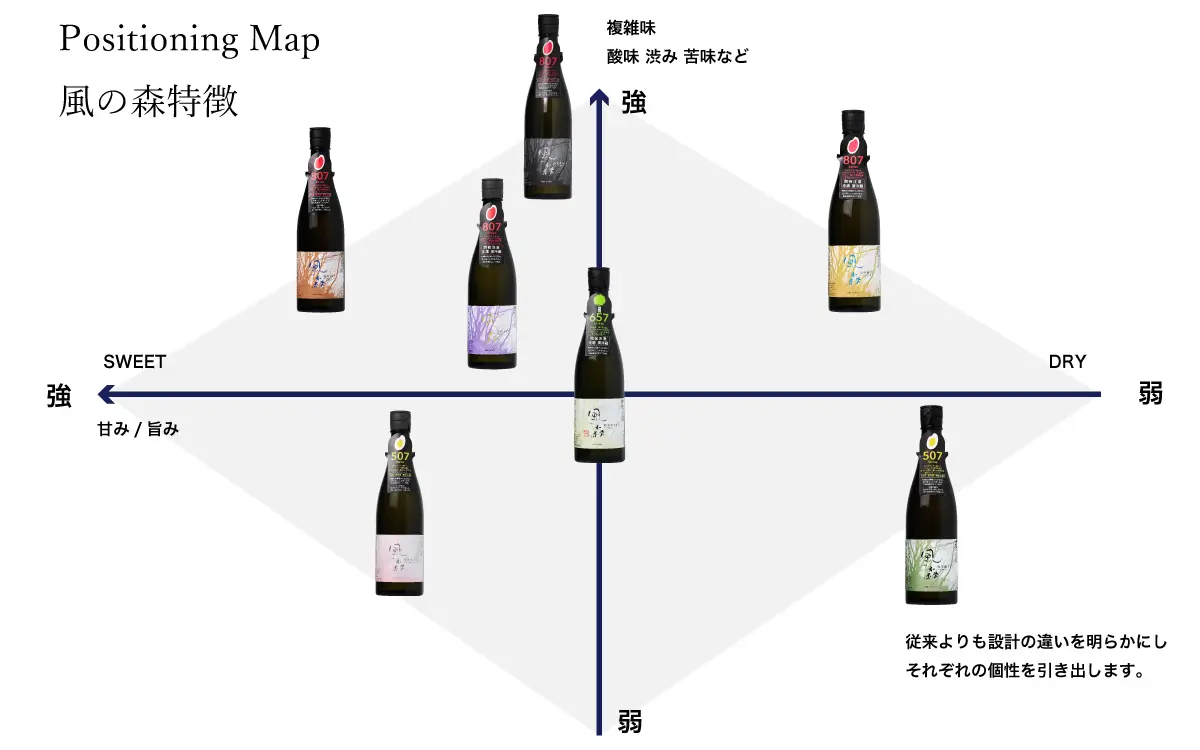 風の森Positioning Map