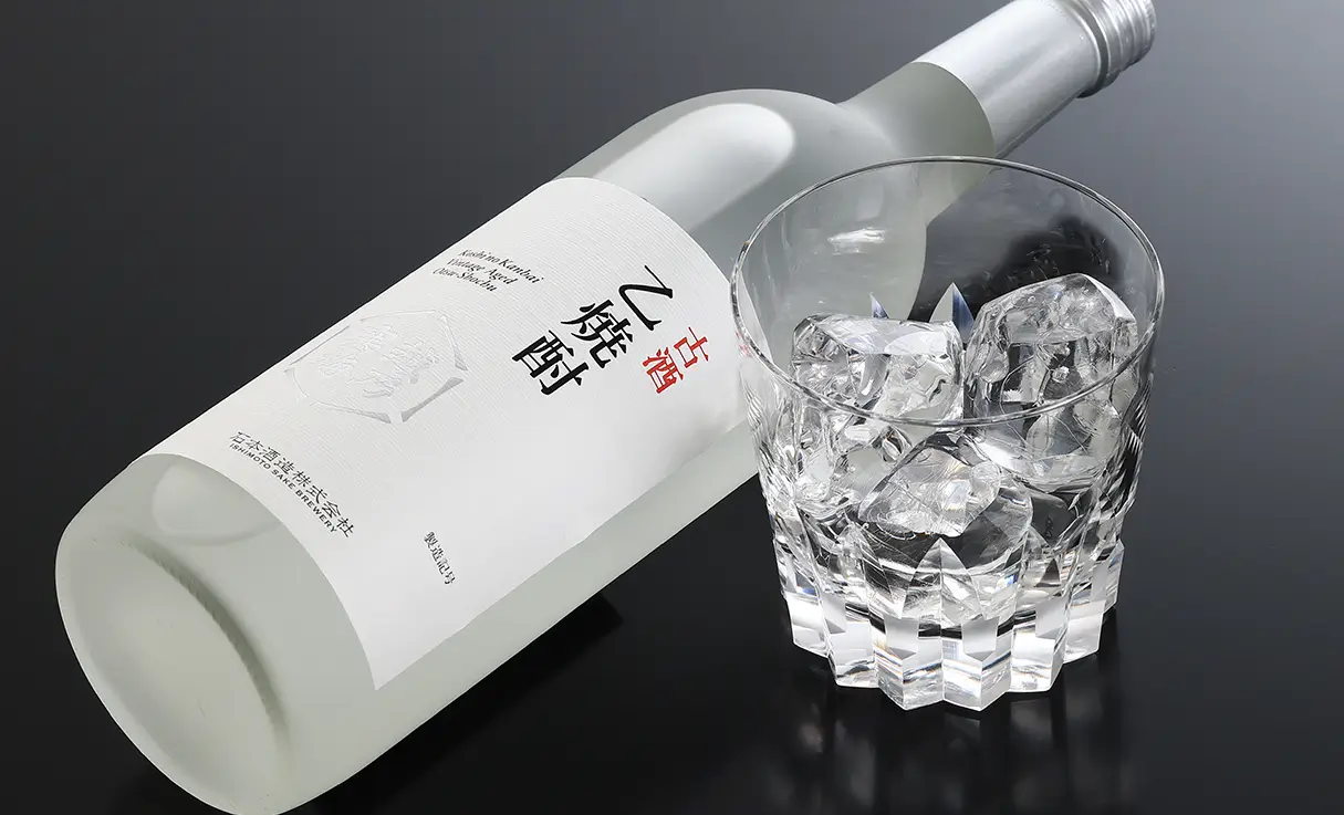 越乃寒梅 乙焼酎 単式蒸溜焼酎 720ml | 石本酒造 | 酒専門店鍵や